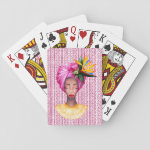 Jeu De Cartes Cartes de jeu africaines de femme