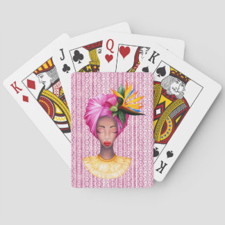 Jeu De Cartes Cartes de jeu africaines de femme