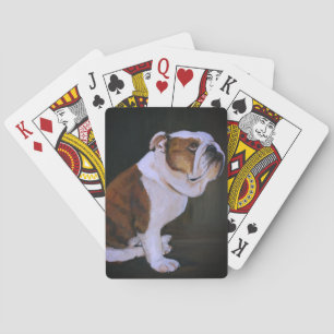 Jeu De Cartes Cartes de jeu anglaises d'art de chien de