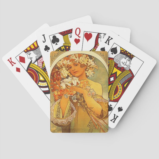 Jeu De Cartes Cartes de jeu Art Nouveau (dos)