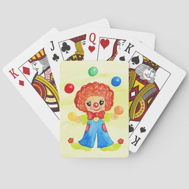 Jeu De Cartes Cartes de jeu Circus Clown (dos)