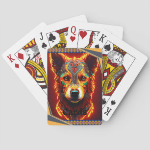 Jeu De Cartes Cartes de jeu classique avec couleur Chiens de Whi