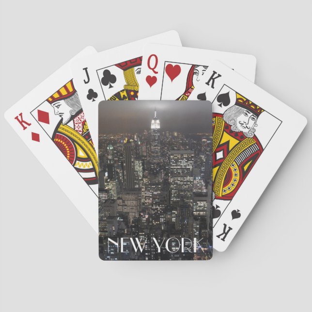 Jeu De Cartes Cartes de jeu Cool NYC Cartes de souvenir New York (dos)