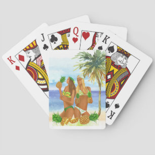 Jeu De Cartes Cartes de jeu de beauté tropicale