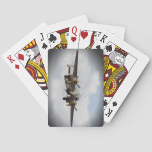 Jeu De Cartes Cartes de jeu de bombardier de la deuxième guerre