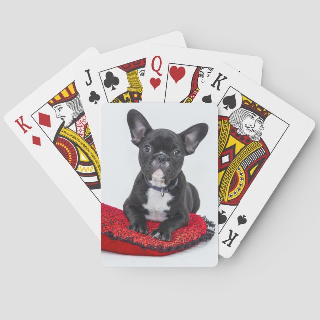 Jeu De Cartes Cartes de jeu de bouledogue français (dos)