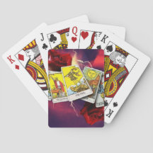 Cartes de jeu de carte de tarot