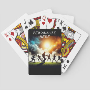 Jeu De Cartes Cartes De Jeu De Cricket Personnalisées : Élevez V
