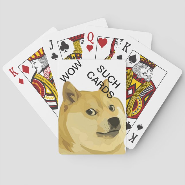 Jeu De Cartes Cartes de jeu de doge (dos)