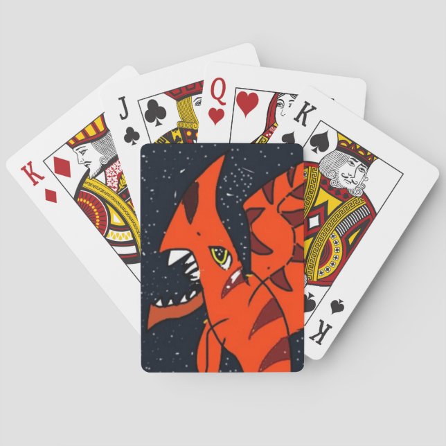Jeu De Cartes Cartes de jeu de dragon (dos)