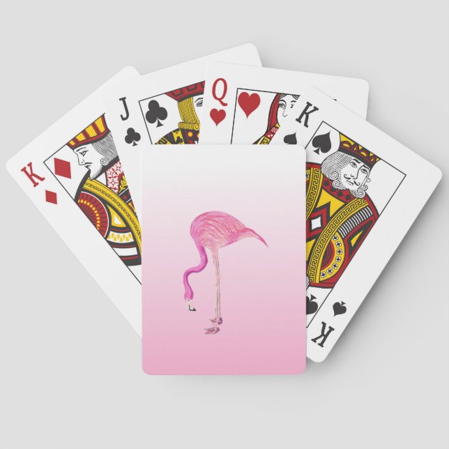 Jeu De Cartes Cartes de jeu de Flamant rose (dos)