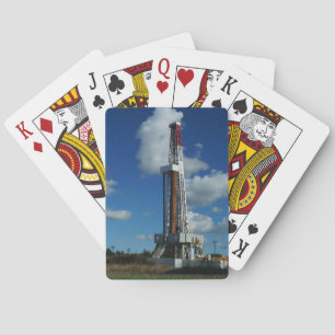 Jeu De Cartes Cartes de jeu de forage de puits de gaz de pétrole