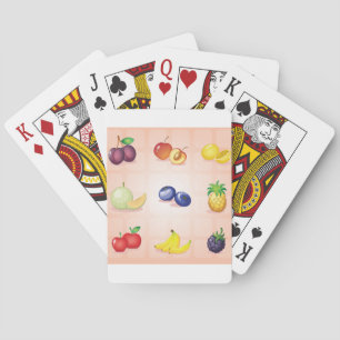 Jeu De Cartes Cartes de jeu de fruits