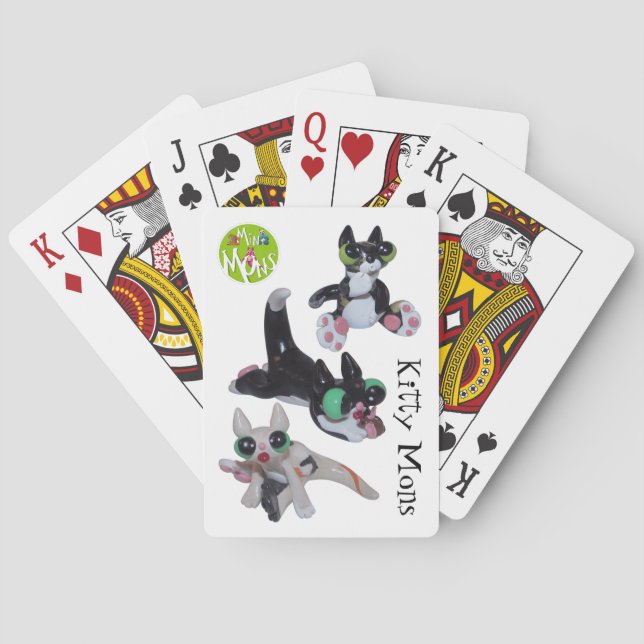 Jeu De Cartes Cartes de jeu de Kitty Mons (dos)
