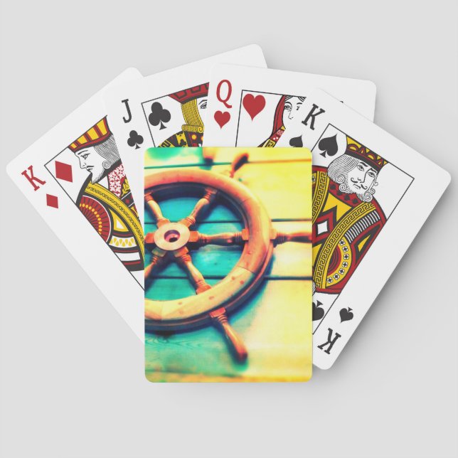 Jeu De Cartes Cartes de jeu de la Helm Boat (dos)