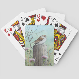 Jeu De Cartes Cartes de jeu de moineau d'ébrèchement