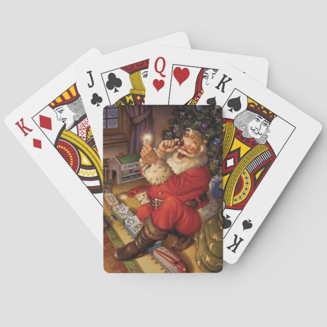 Jeu De Cartes cartes de jeu de Noël (dos)