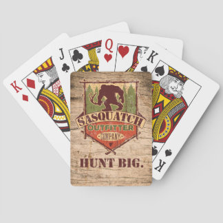Jeu De Cartes Cartes de jeu de Sasquatch Outfitter Company