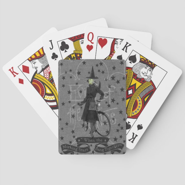 Jeu De Cartes Cartes de jeu de sorcières à vélo (dos)