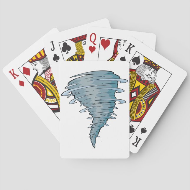 Jeu De Cartes Cartes de jeu de tornade (dos)