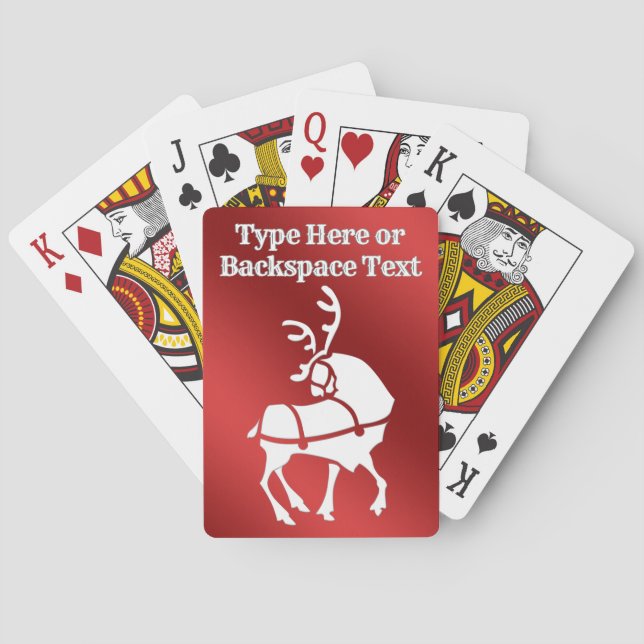 Jeu De Cartes Cartes de Jeu de Vacances Cartes de Renouveau Pers (dos)