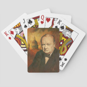 Jeu De Cartes Cartes de jeu de Winston Churchill