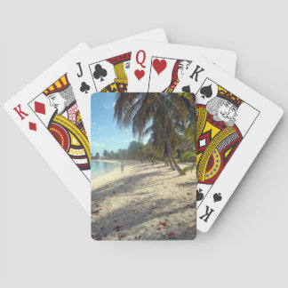 Jeu De Cartes Cartes de jeu des Caraïbes de plage tropicale