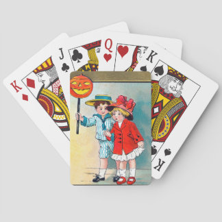 Jeu De Cartes Cartes de jeu d'Halloween vintage