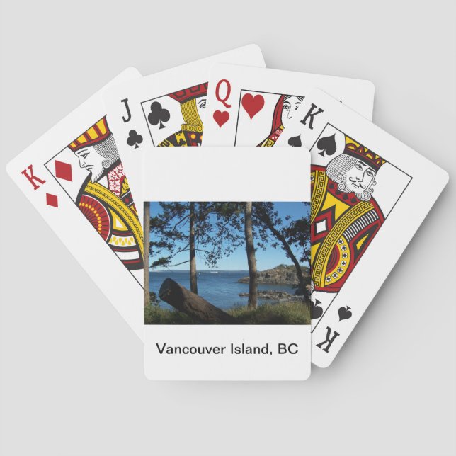Jeu De Cartes Cartes de jeu d'île de Vancouver (dos)
