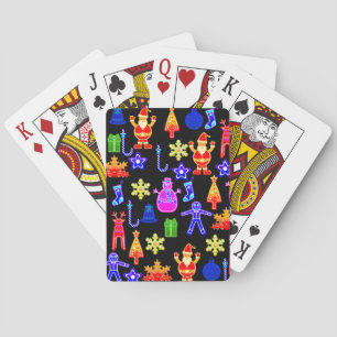 Jeu De Cartes Cartes de jeu drôles de Noël