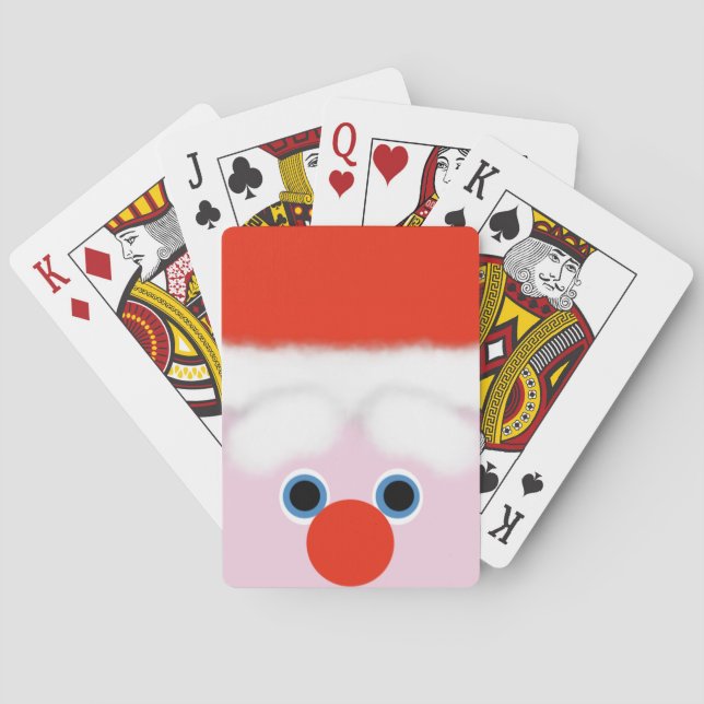 Jeu De Cartes Cartes de jeu du père noël (dos)