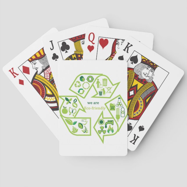 Jeu De Cartes Cartes de jeu écologiques écologiques (dos)