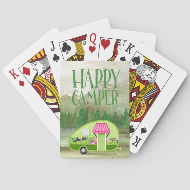 Jeu De Cartes Cartes de jeu extérieures de campeur (dos)