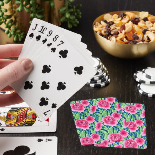 Jeu De Cartes Cartes de jeu Floral