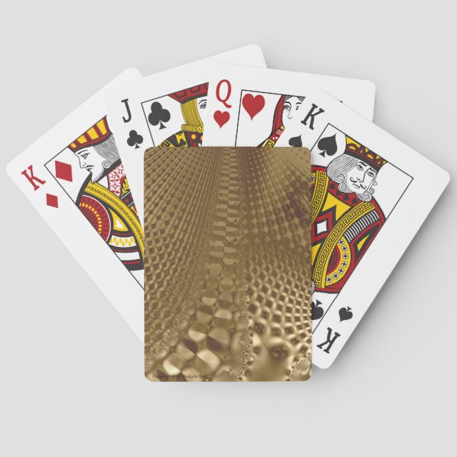 Jeu De Cartes Cartes de Jeu Fractées Gold Standard (dos)