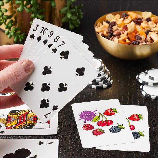Jeu De Cartes Cartes De Jeu Fruits Ripe Frais (Créateur téléchargé)
