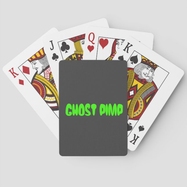 Jeu De Cartes Cartes De Jeu Ghost Pimp (dos)