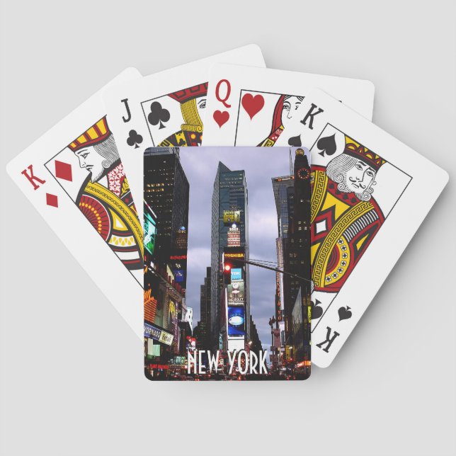 Jeu De Cartes Cartes de jeu New York Cartes de souvenir NYC Pers (dos)