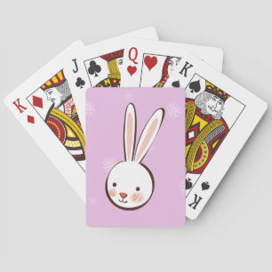 Jeu De Cartes Cartes de jeu personnalisées Bunny de Pâques