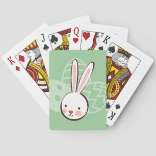 Jeu De Cartes Cartes de jeu personnalisées Bunny de Pâques