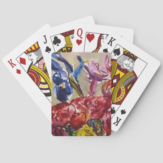 Jeu De Cartes Cartes de jeu personnalisées colorées (dos)