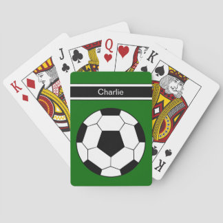 Jeu De Cartes Cartes de jeu personnalisées de soccer