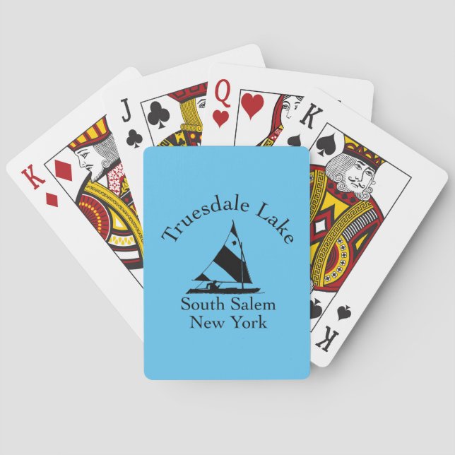 Jeu De Cartes Cartes de jeu personnalisées de Truesdale Lake (dos)
