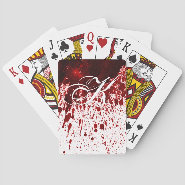Jeu De Cartes Cartes de jeu personnalisées Vampire Splatz (dos)