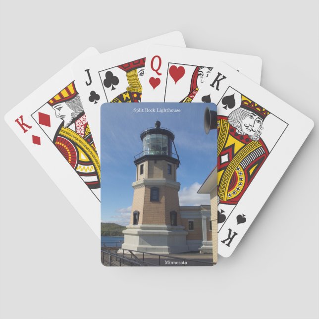 Jeu De Cartes Cartes de jeu Split Rock Lighthouse (dos)