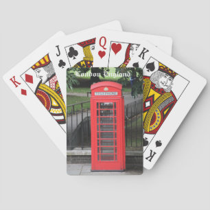 Jeu De Cartes Cartes de jeu, Stand téléphonique Red London