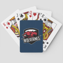 Cartes de jeu standard de ChapLAX Wolverine