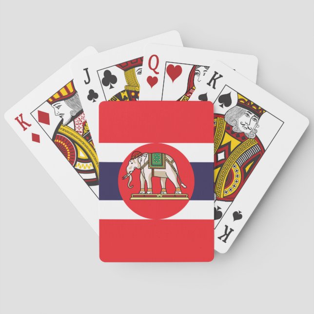 Jeu De Cartes Cartes de jeu thaïlandaises de drapeau (dos)
