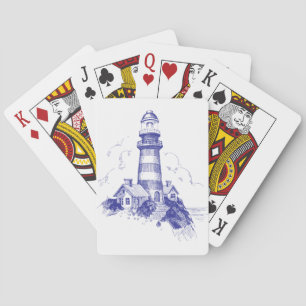 Jeu De Cartes Cartes de jeu vintage Lighthouse
