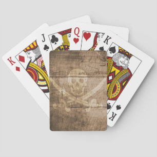 Jeu De Cartes Cartes de jeu, visages standard d'index - crâne